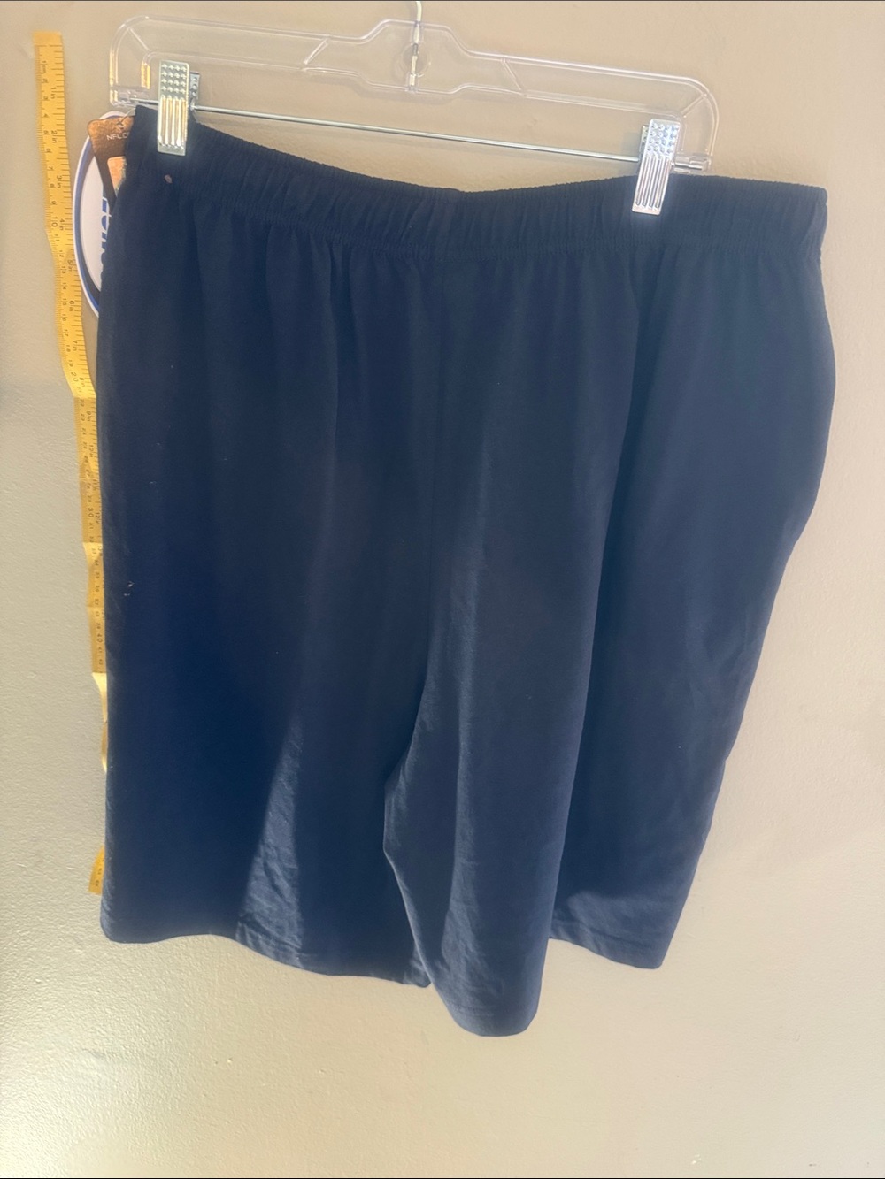 Men's Navy Athletic Shorts with Yankees Logo - Picture 7 of 9
